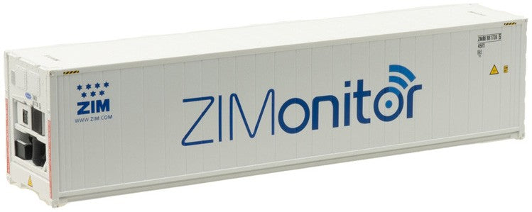 Atlas HO Scale 40' Reefer Container 3-Pk ZIM/ZMOU #8817477/8817522/8817630
