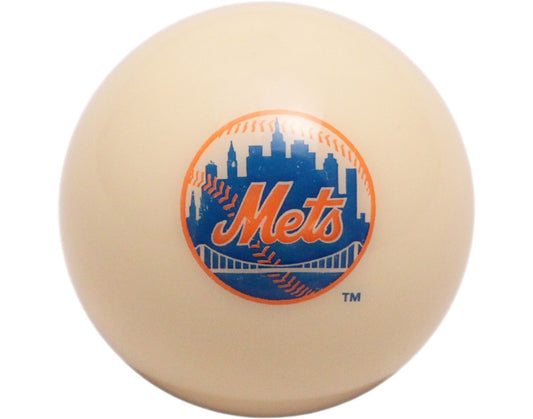 MLB Imperial New York Mets Pool Billiard Cue/8 Ball - Old Style