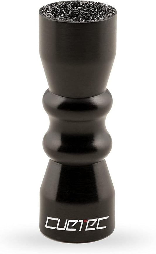 Cuetec Cues Bowtie 3-in-1 Shaper/Scuffer/Tip Pick Pool/Billiards Tool - Black