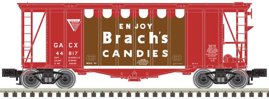 Atlas O Scale 40' Airslide Covered Hopper (3-Rail) Brach's Candies #44825