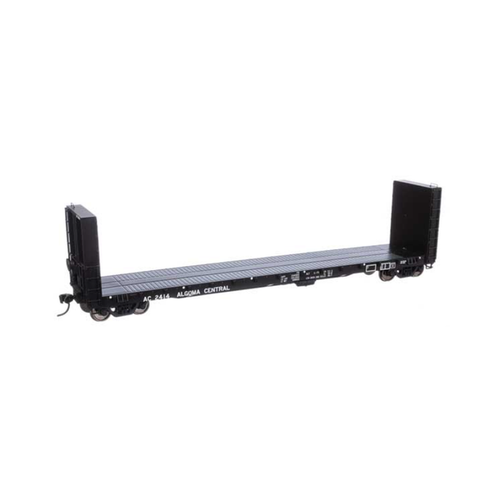 Walthers Proto HO Scale 50' CC&F Bulkhead Flatcar Algoma Central #2414