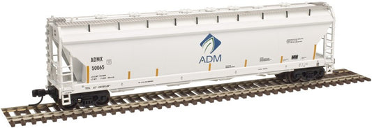 Atlas N Scale Pressureaide Centerflow Hopper Archer-Daniels-Midland/ADMX #50058