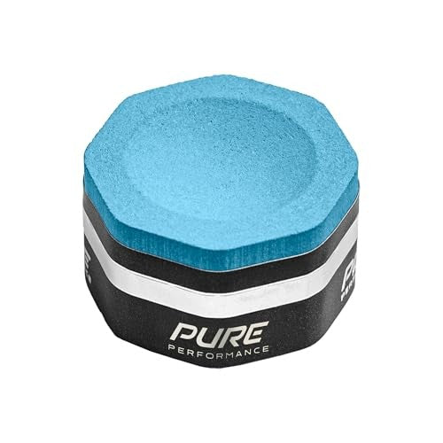 Predator Pure Pool Billiard Cue Stick Chalk - 1 Piece Soft (Blue)