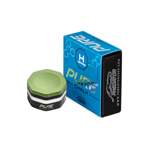 Predator Pure Pool Billiard Cue Stick Chalk - 1 Piece Hard (Green)