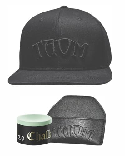 Y2Play Cap Pack - Includes a Taom Chalk Holder Bag and Snooker 2.0 Chalk