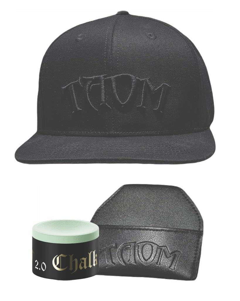 Y2Play Cap Pack - Includes a Taom Chalk Holder Bag and Snooker 2.0 Chalk