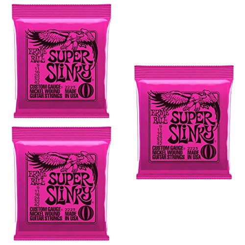 Ernie Ball Super Slinky 3-set Bundle