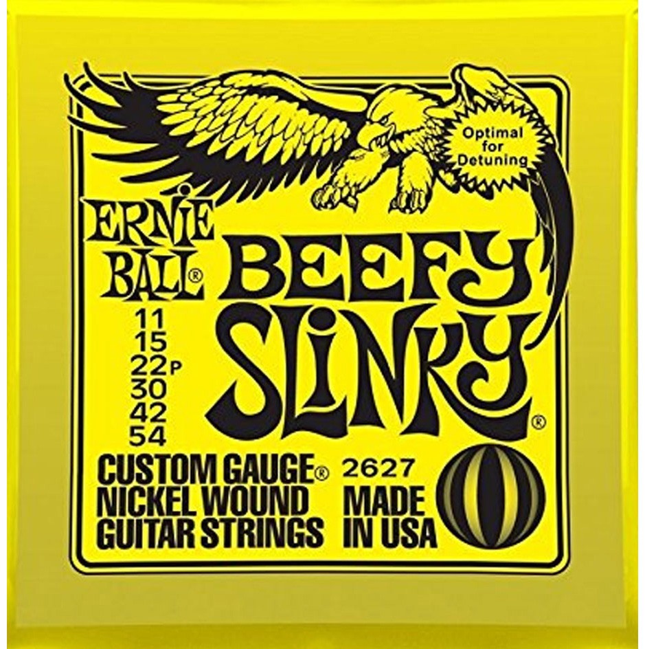 Ernie Ball 2627 Beefy Slinky 11-54 (6 Pack Bundle)