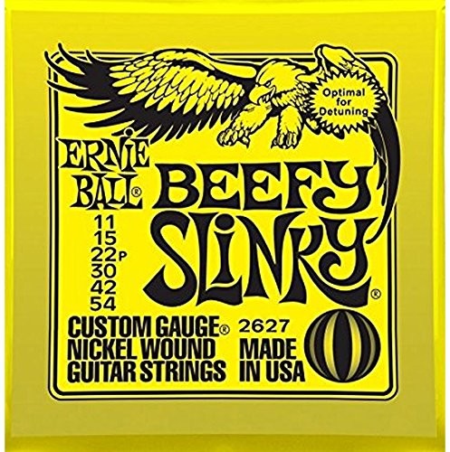 Ernie Ball 2627 Beefy Slinky 11-54 (6 Pack Bundle)