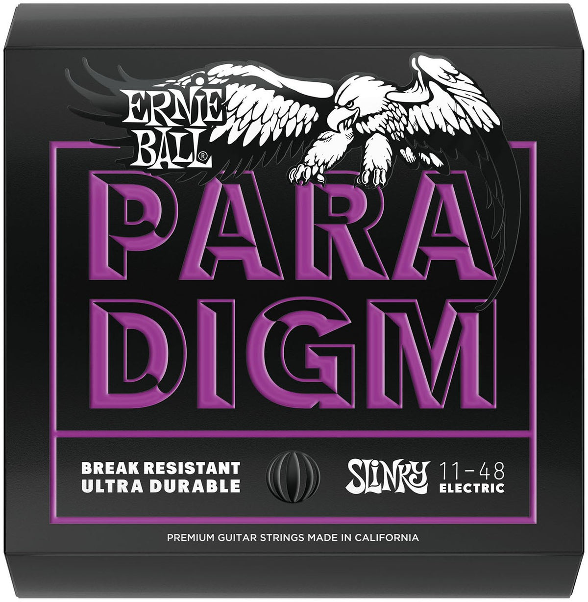 Ernie Ball Paradigm Power Slinky Electric Guitar Strings, 11-48 Gauge (P02020)