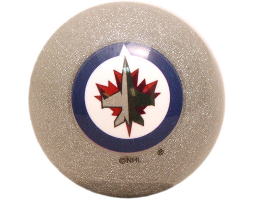 NHL Imperial Winnipeg Jets Pool Billiard Cue/8 Ball -  Silver