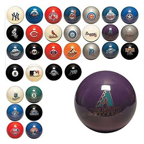 MLB Imperial Arizona Diamondbacks Pool Billiard Cue/8 Ball - Retro