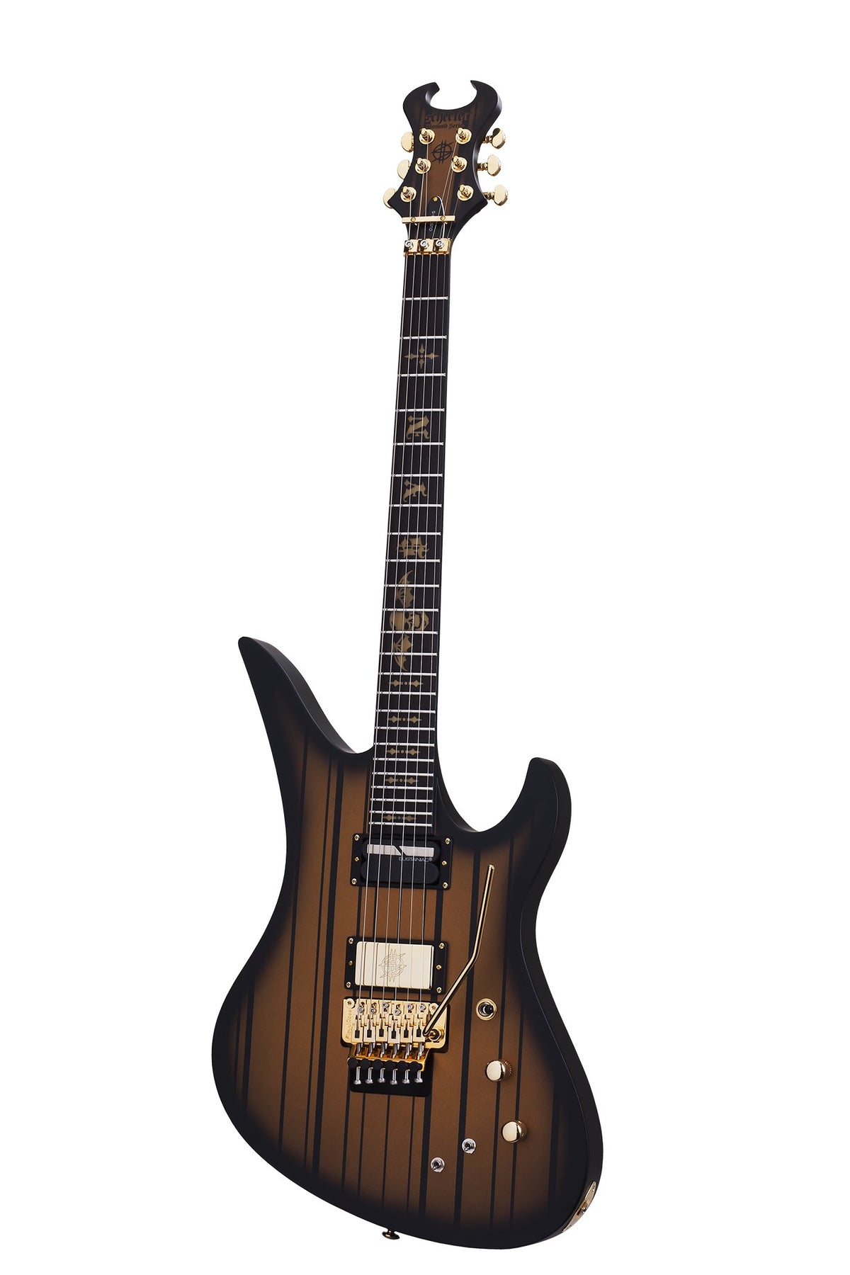 Schecter Synyster Gates Custom-S Electric Guitar - Satin Gold Burst