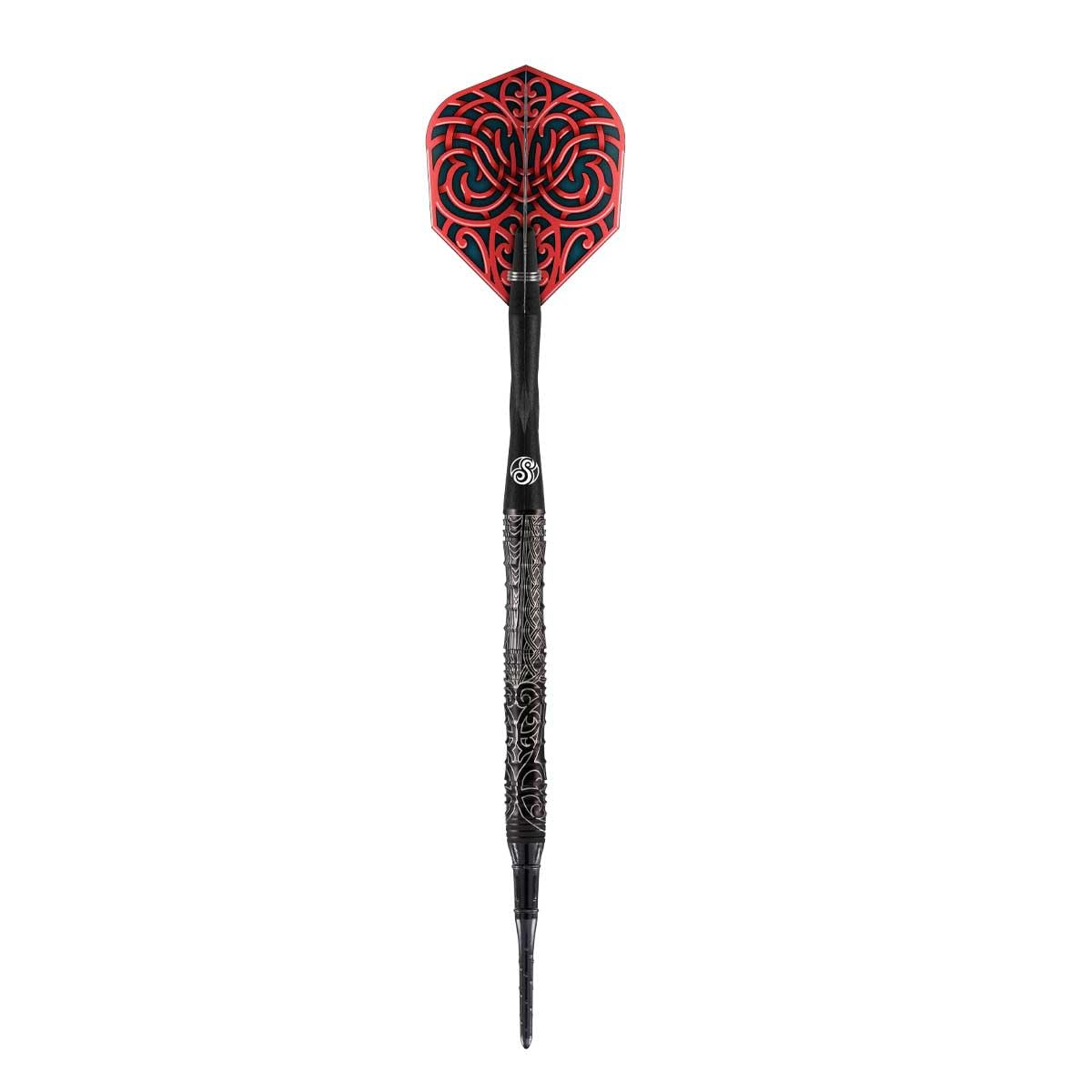 Shot! Darts Warrior Kapene Steel Tip Dart Set (22g/23g/24g/25g) | 90%   Tungsten Barrels | Center Balanced for Maximum Aerodynamics | Handcrafted Pro   Darts with Flights | Metal Tip | Made in New Zealand