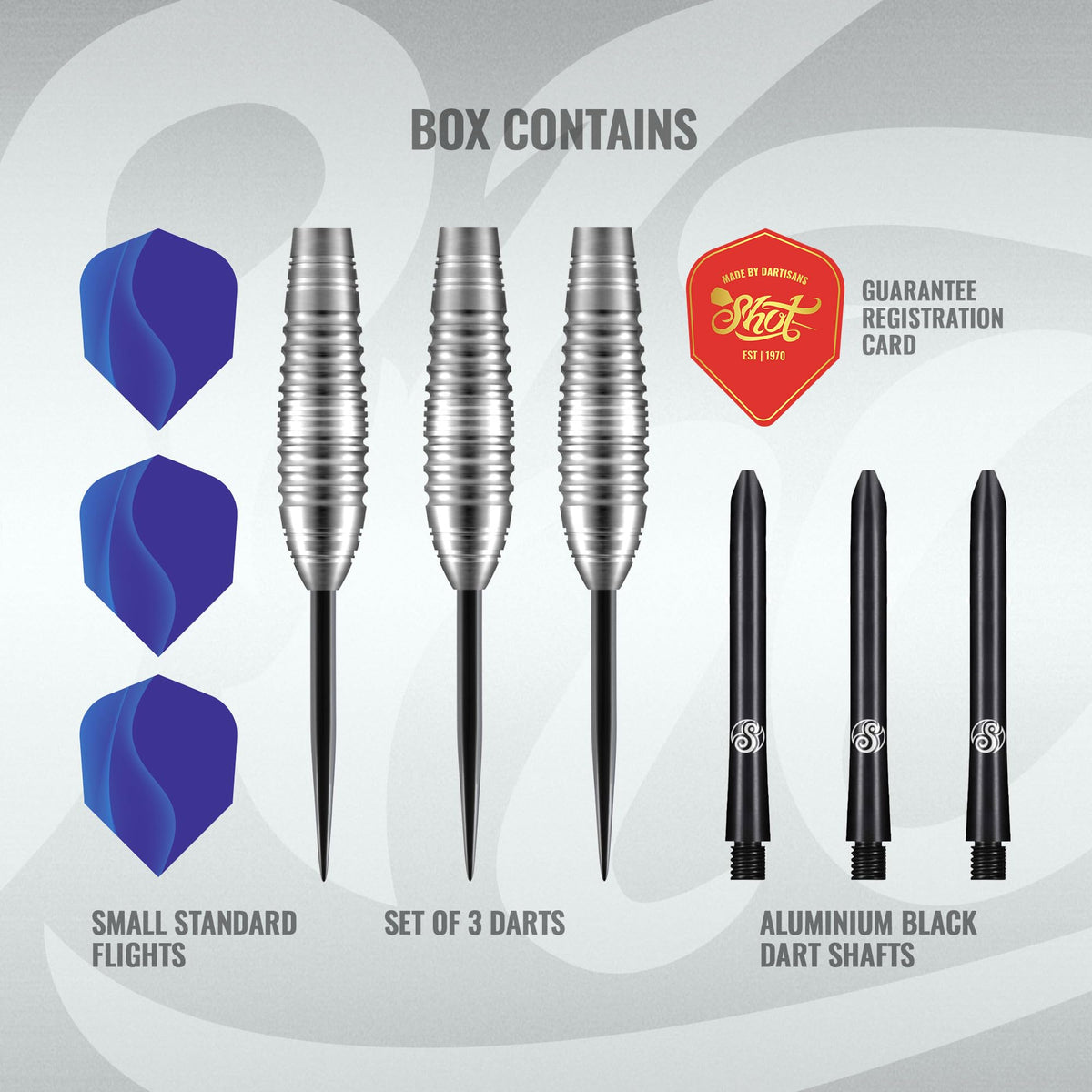 Shot Darts Metal Tip Zen Budo (23g/ 24g/ 26g) 80% Tungsten Center   Balanced Bomber Shape Perfect for Beginner Handcrafted Professional Darts   & Flights Made in New Zealand Metal Tips for Dart Board