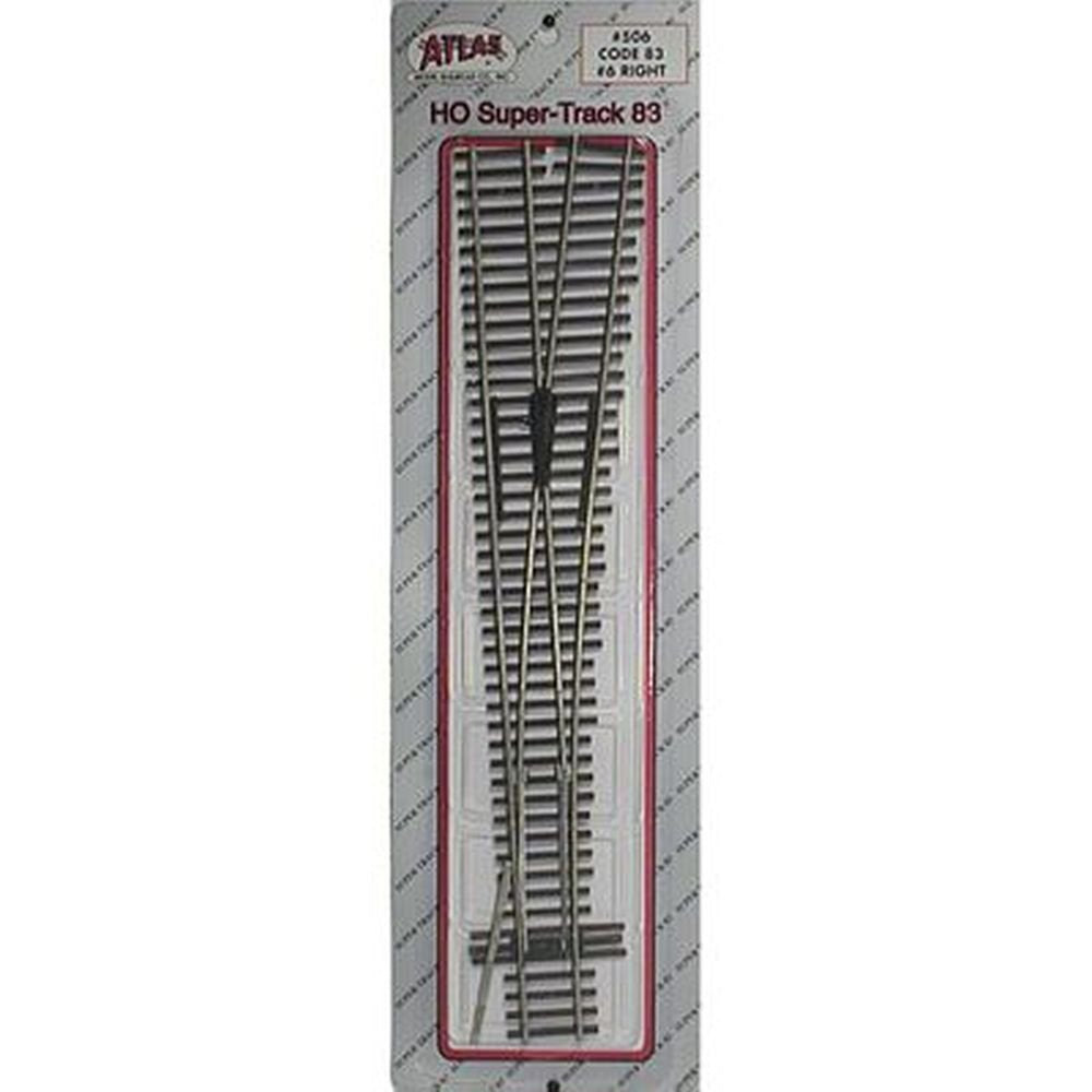 HO Code 83 #6 Right-Hand Super Switch