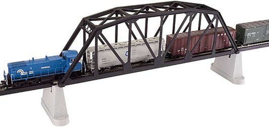 Code 83 Nickel Silver 18" Black Through Truss Bridge Kit HO Scale Atlas Trains