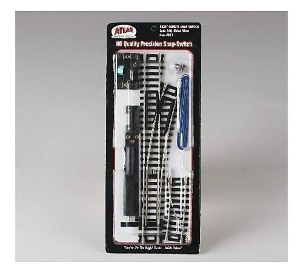 Atlas HO Scale Code 100 Remote Right-Hand Turnout/Switch Model Train Track