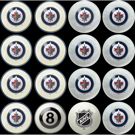 Imperial Officially Licensed NHL Home vs. Away Team Billiard/Pool Balls, Complete 16 Ball Set, Winnipeg Jets