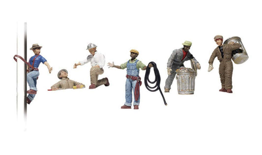 City Workers HO Scale Woodland Scenics
