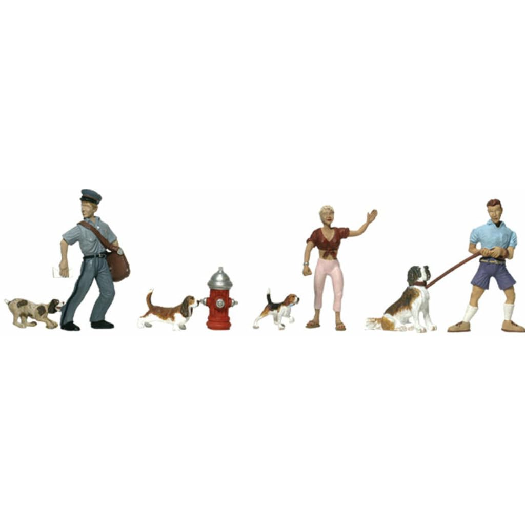 People & Pets HO Scale Woodland Scenics