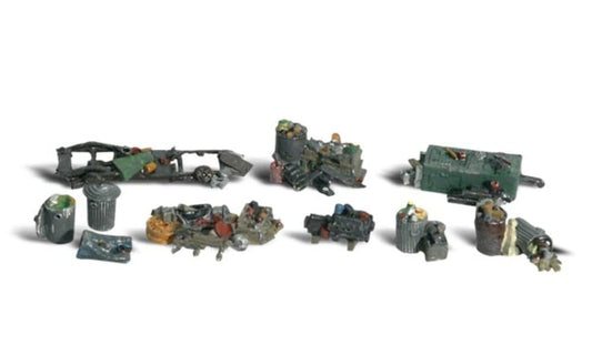 Assorted Junk HO Scale Woodland Scenics