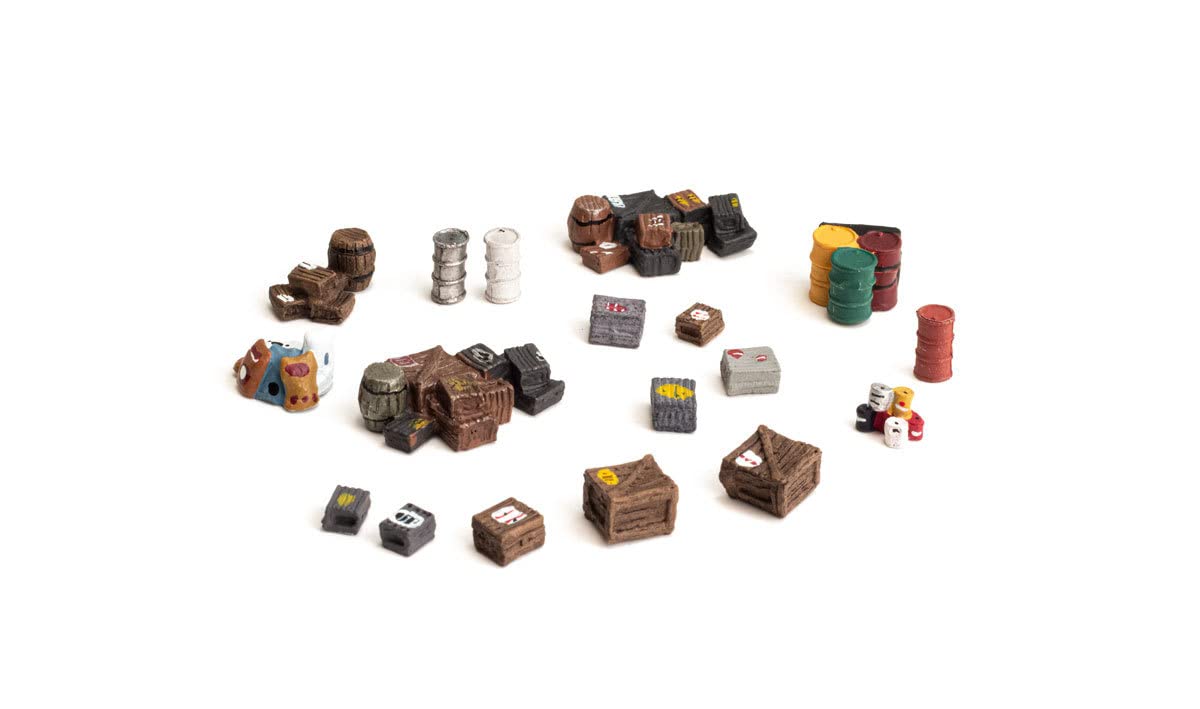 Assorted Crates HO Scale Woodland Scenics