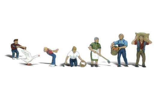 Farm People HO Scale Woodland Scenics
