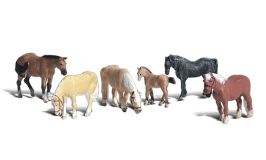 Woodland Scenics Farm Horses HO Scale
