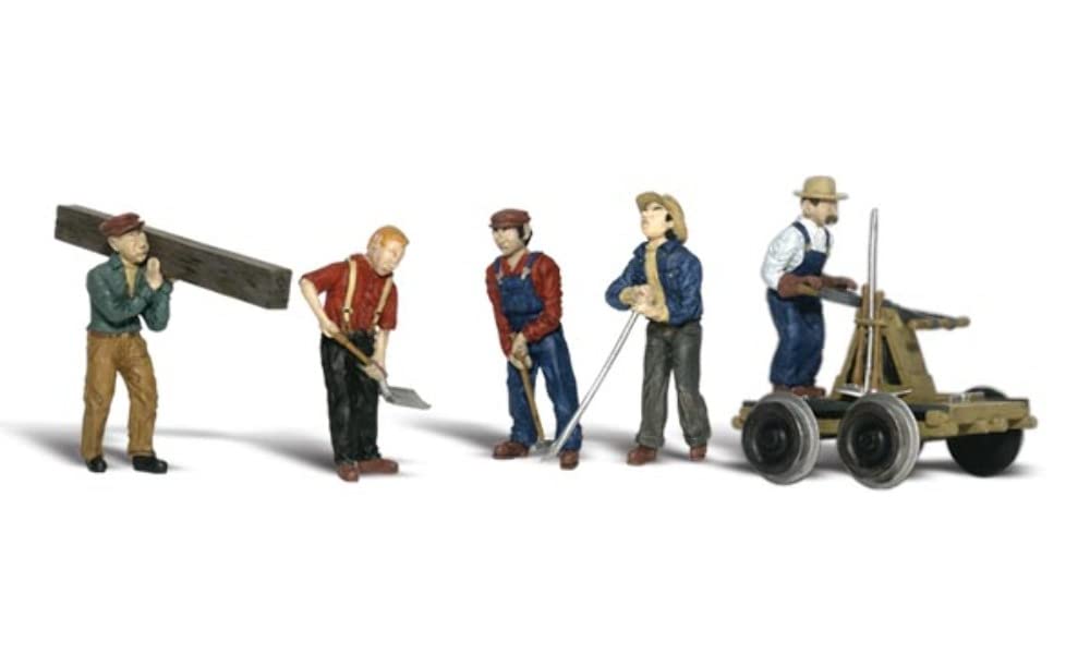 Rail Workers HO Scale Woodland Scenics