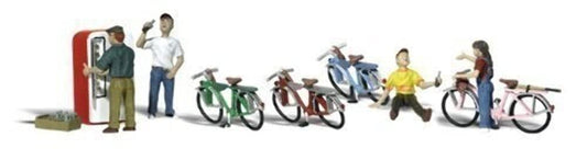 Woodland Scenics Bicycle Buddies HO Scale