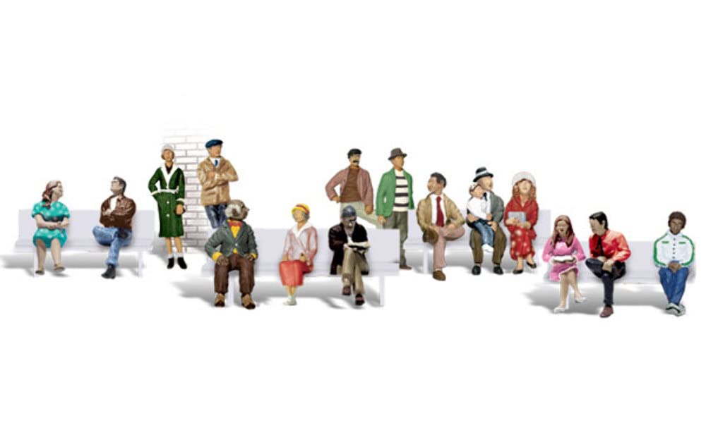 Micro-Mark Woodland Scenics® Sixteen Passengers, HO Scale