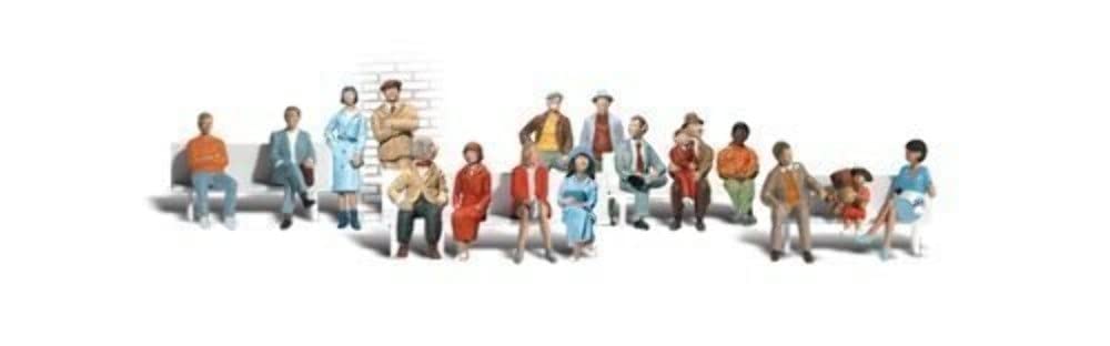 Micro-Mark Woodland Scenics® Sixteen Passengers, HO Scale