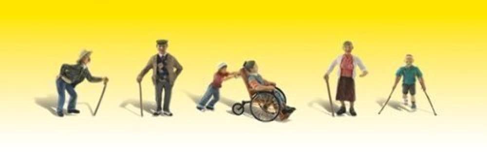 Physically Challenged (6 Figures w/Walking Aids)
