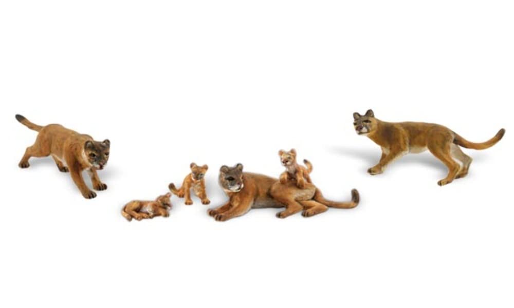 Cougars & Cubs (3 ea) HO Scale Woodland Scenics