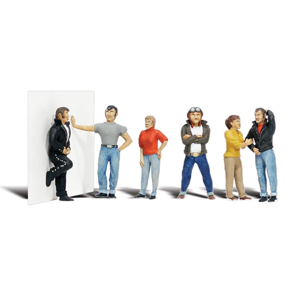 Woodland Scenics N Scale Scenic Accents Figures/People Set Rebels (6)