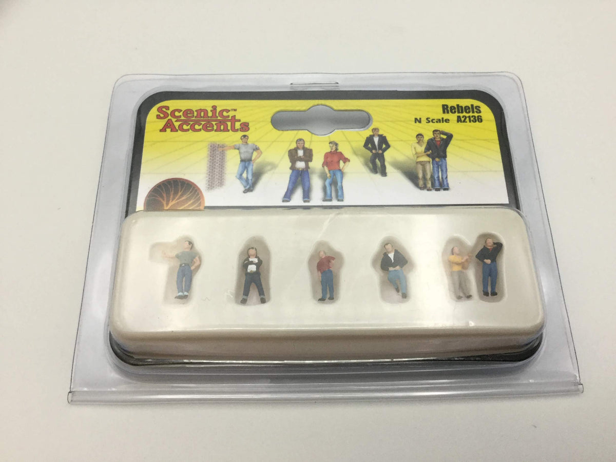 Woodland Scenics N Scale Scenic Accents Figures/People Set Rebels (6)