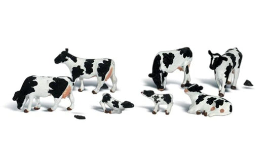 Holstein Cows N Scale Woodland