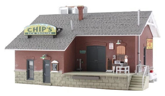 Woodland Scenics HO B/U Chip's Ice House WOOBR5028