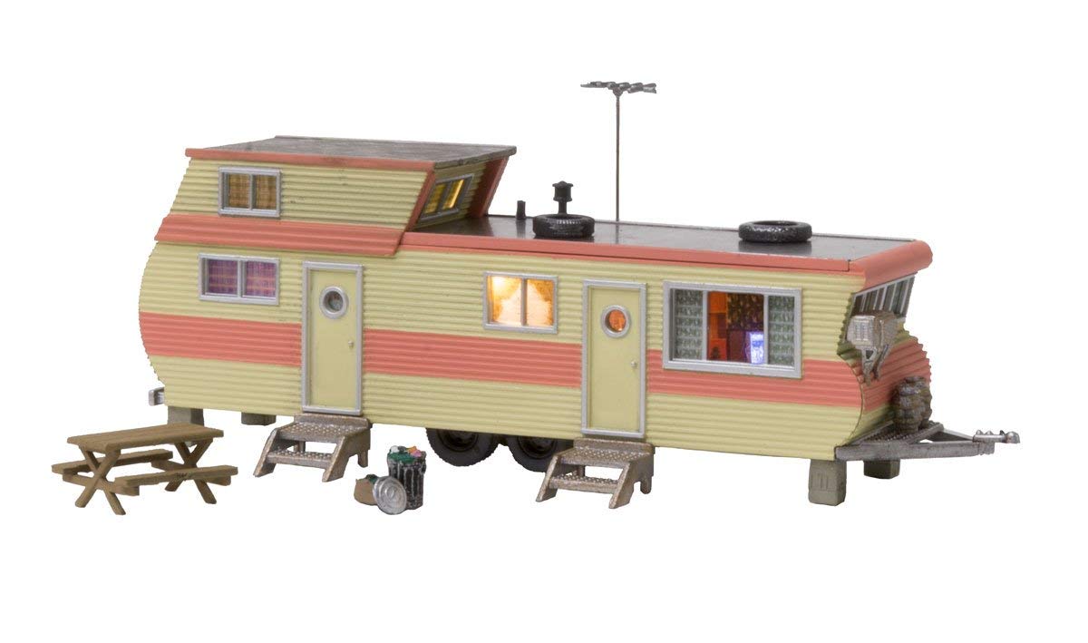 Woodland Scenics Landmark Structures Built-&-Ready® Double Decker Trailer, HO Scale