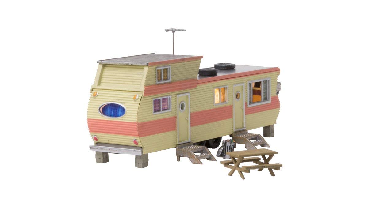 Woodland Scenics Landmark Structures Built-&-Ready® Double Decker Trailer, HO Scale