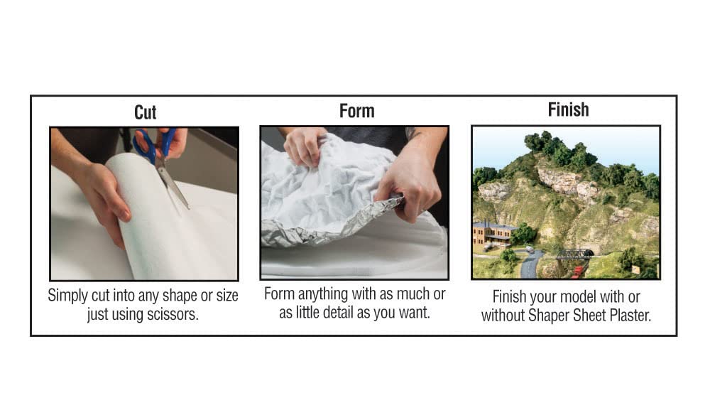Woodland Scenics WOOC1179 Shaper Sheet, 18" x 72"
