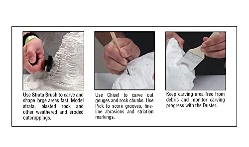 Woodland 1185 Easy Rock Carving Tools (3)