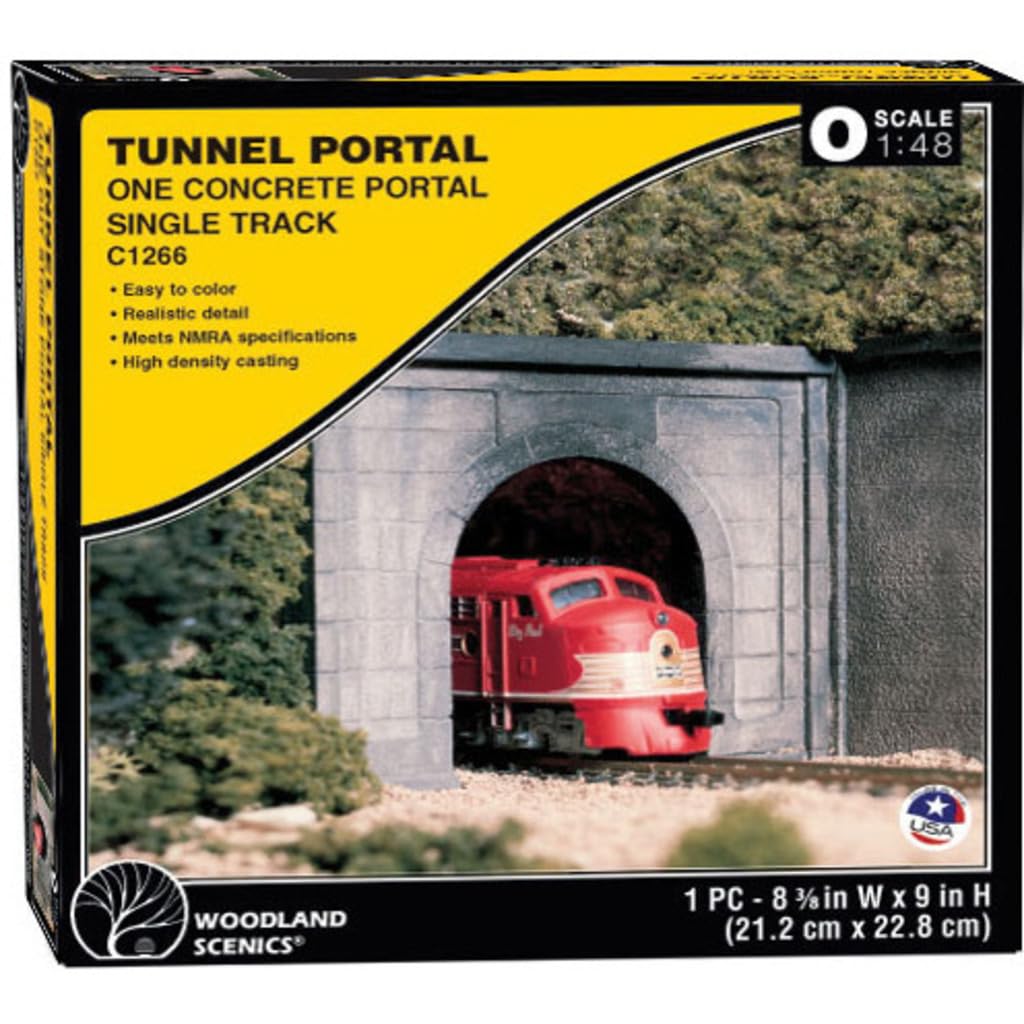 WOODLAND SCENICS C1266 O Tunnel Portal Concrete
