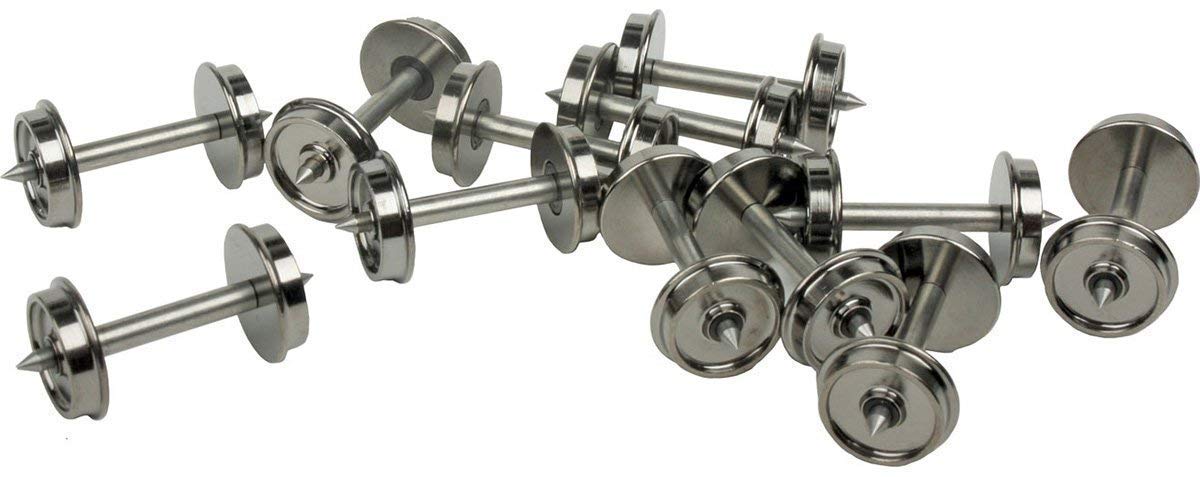 Walthers Proto HO Scale 36" Wheelsets - Metal Wheels/Metal Axles (12-Pack)