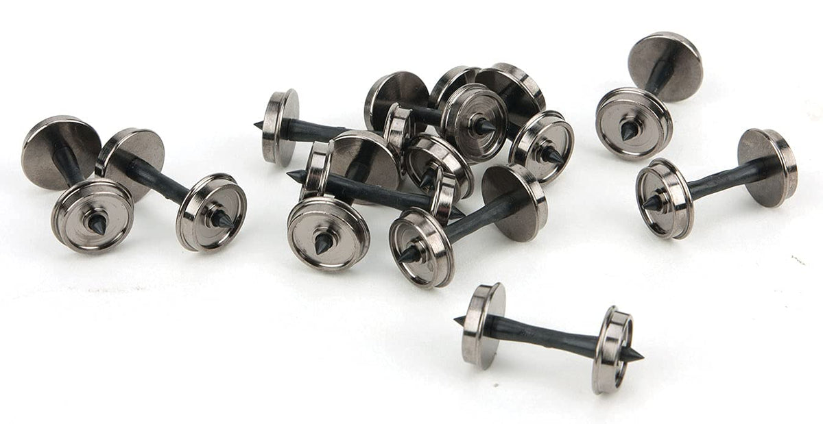Walthers Proto HO Scale 36" Wheelsets - Metal Wheels/Plastic Axles (12-Pack)