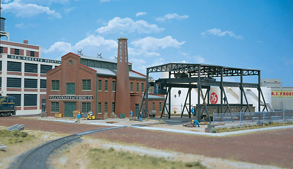 Walthers Cornerstone Vulcan Manufacturing Company 933-3045 HO Scale Model Railroad - Structure Kit