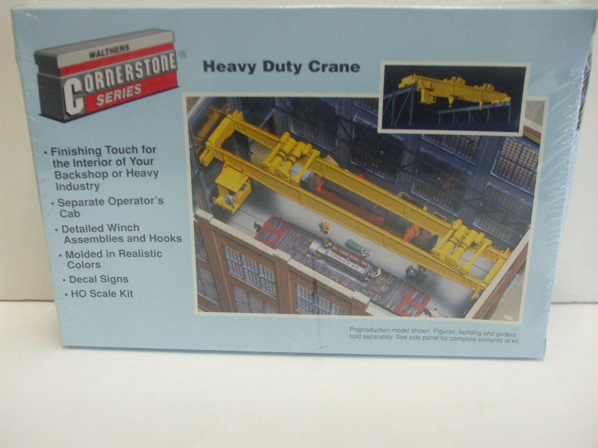 Walthers Cornerstone Series - Heavy Duty Crane - HO Scale Kit 933-3150