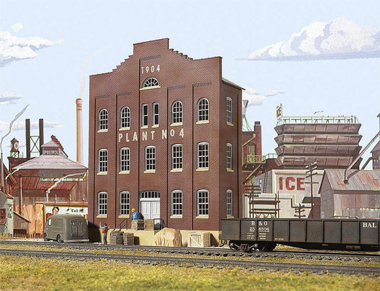 Walthers Cornerstone Series Kit HO Scale Plant No. 4 Background Building