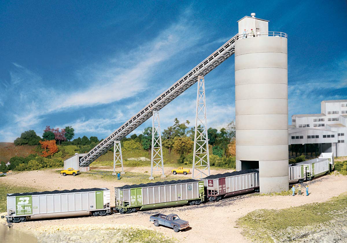Walthers Cornerstone Series® N Scale Western Flood Loader 19 x 2-11/16 x 9-5/8" 48.3 x 6.8 x 24.4cm - Conveyor Sections 4-1/4" 10.8cm